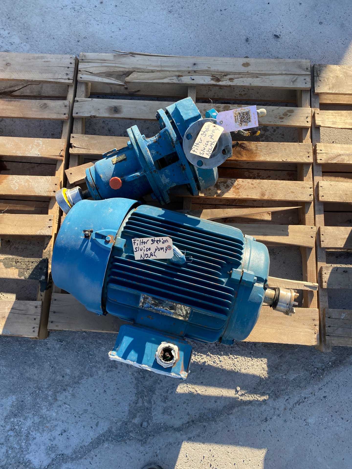 LA BOUR PUMP & 50 HP MOTOR ASSEMBLY - CENTRIFUGAL PUMP