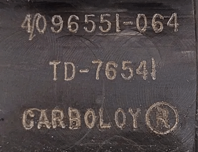 CARBOLOY 4096551-064 - TD-76541 END MILL TOOL HOLDER CAT 40 OAL 9.25” - MACHINE TOOLING