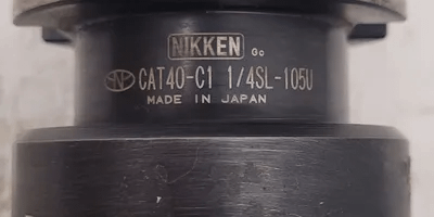 NIKKEN CAT40-C1 1/4SL-105U MILLING CHUCK, CAT40 TAPER, 1-1/4 IN HOLE DIAMETER, THROUGH COOLANT - MACHINE TOOLING