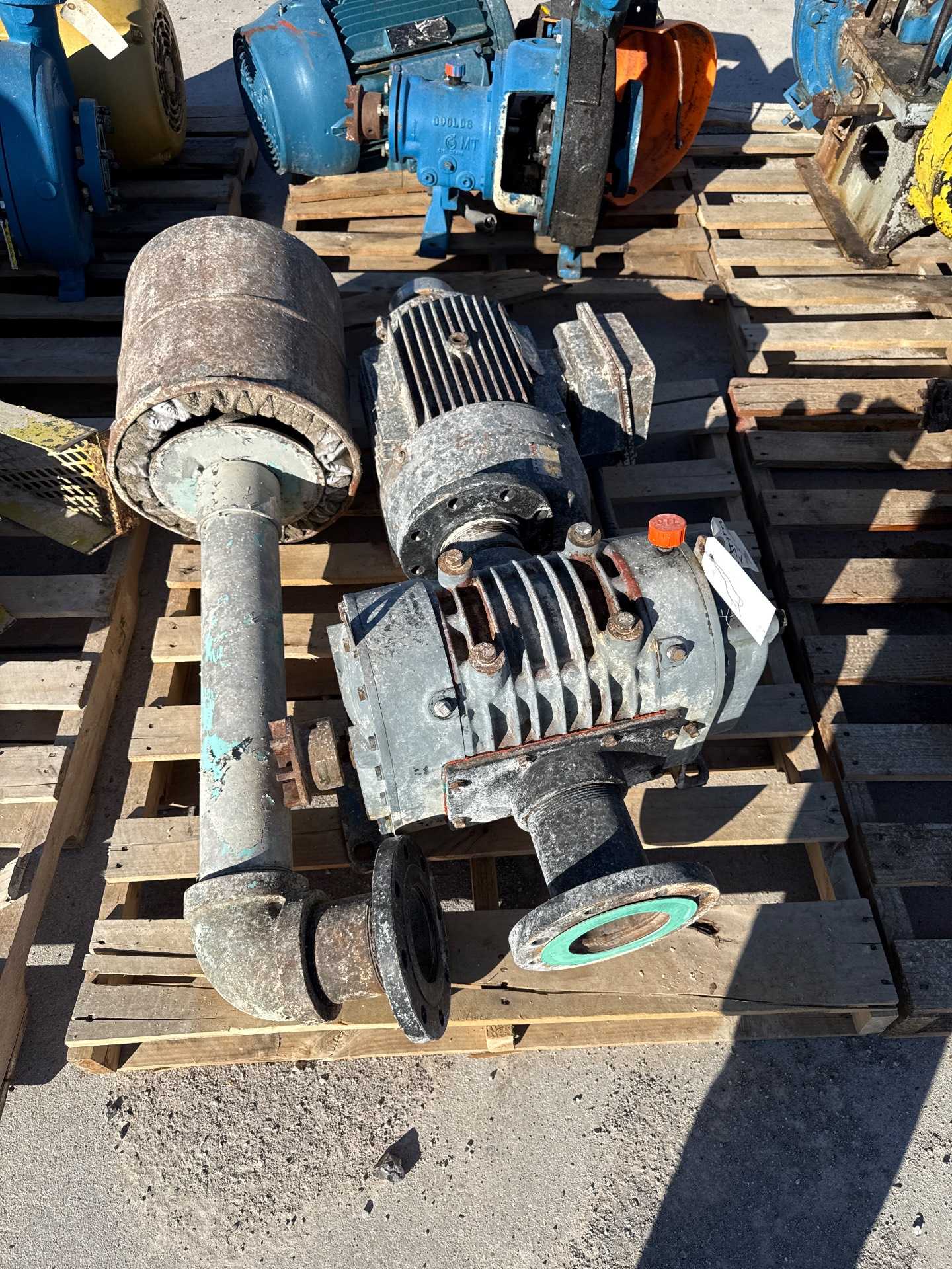 DUROFLOW BLOWER & MOTOR ASSEMBLY - ROTARY LOBE BLOWER