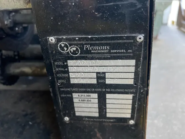 PLEMONS MACHINERY 3000400 TRAY BOX ERECTOR - undefined