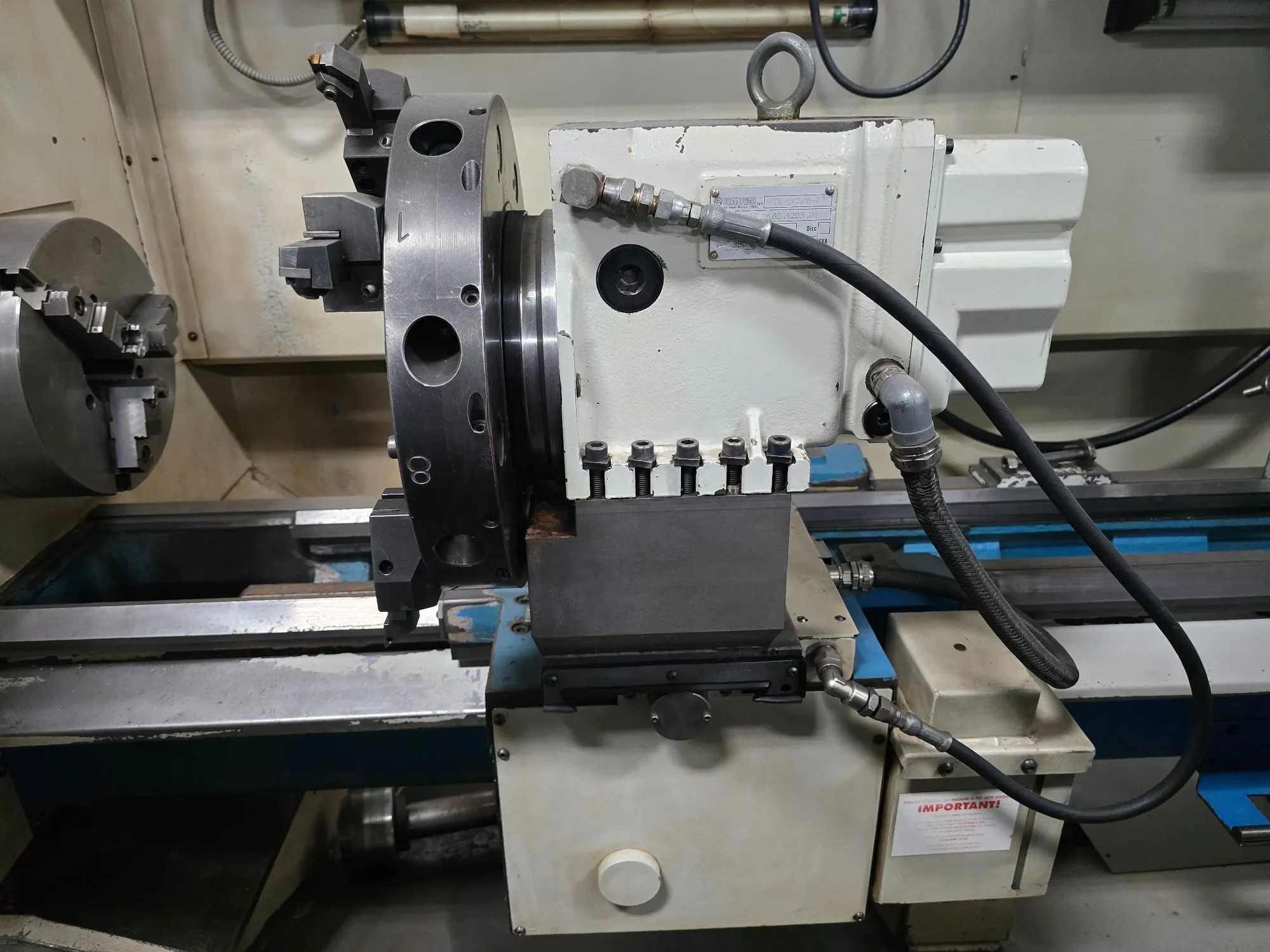 2005 CLAUSING METOSA CNC 2080 FLAT BED CNC LATHE, FAGOR CONTROLS, 20" SWING, 80" CENTERS - CNC LATHES