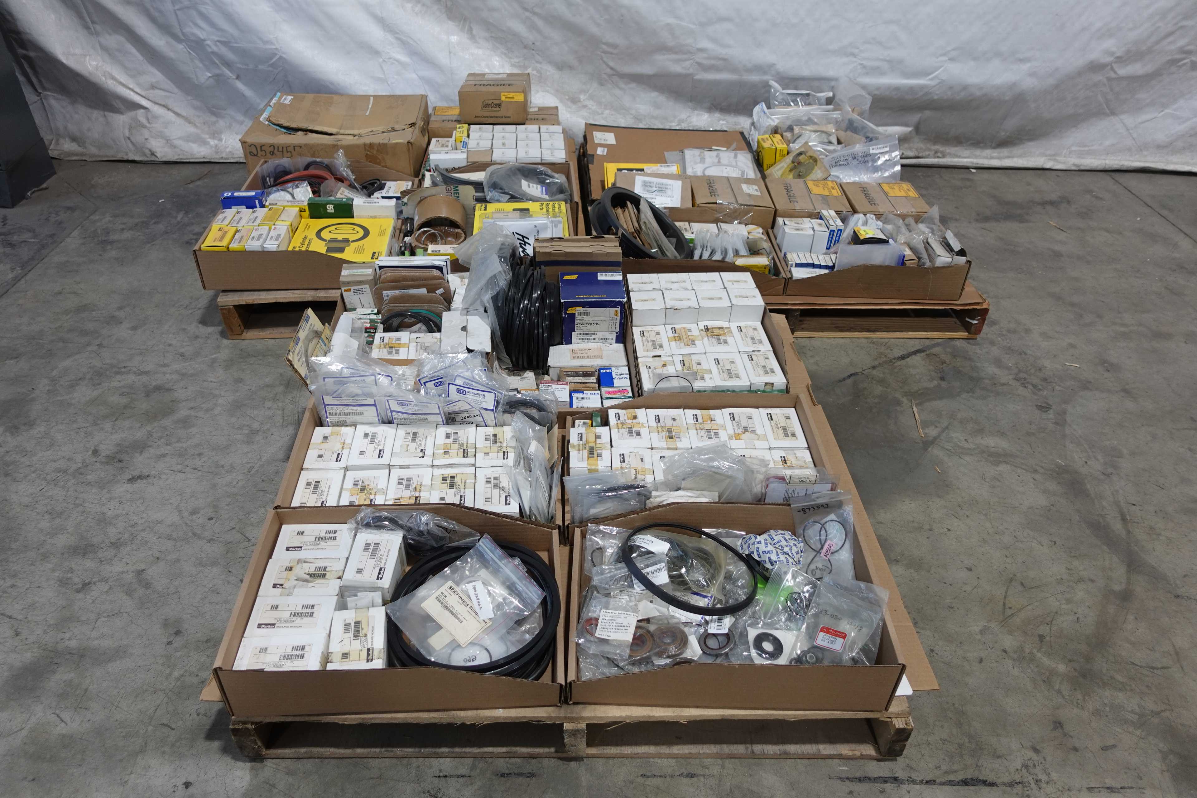 SKU 1740367 - 3 PALLETS OF ASSORTED SEALS, GASKETS, AND REPAIR KITS - SEALS