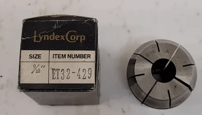 UNBRANDED 5-PIECE COLLET SET: CENTAUR, LYNDEX, SYIC, ERI AMERICA ER32 AND TG-0531 SIZES - MACHINE TOOLING