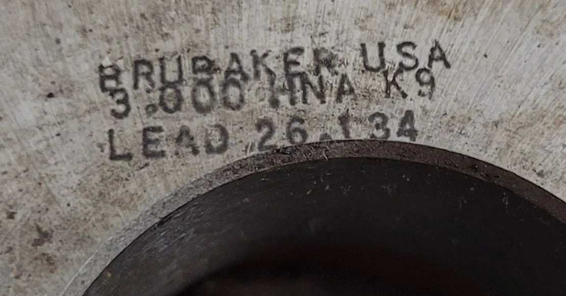 BRUBAKER USA SIDE CUTTER, 3IN DIAMETER, 12 FLUTE, 1.80IN OAL, 1.25IN ARBOR HOLE - MACHINE TOOLING