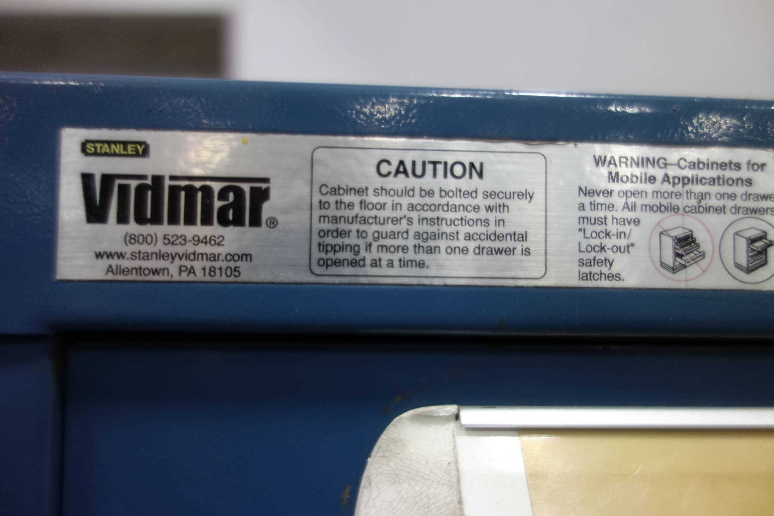 STANLEY VIDMAR 11 DRAWER STORAGE CABINET - STORAGE CABINET