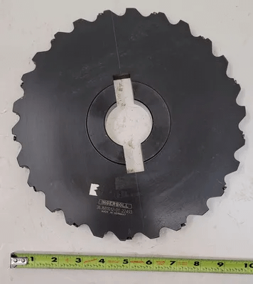 INGERSOLL 10" INDEXABLE SLOT MILLING CUTTER 2" ARBOR - MODEL: 36J6B1012-01 - MACHINE TOOLING
