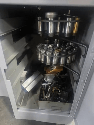 HARDINGE HLV-H-EM TOOL ROOM LATHE, 11" SWING, 18" CENTERS, 3000 RPM MAX. - MANUAL LATHES