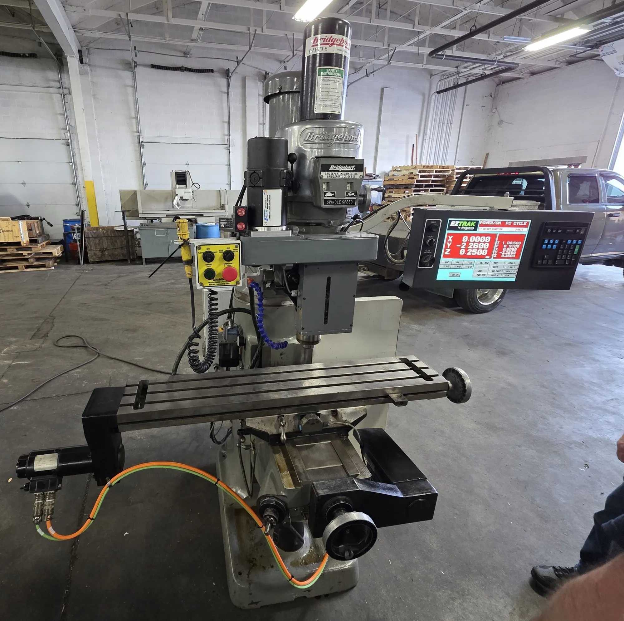 BRIDGEPORT EZ-TRAK DX CNC VERTICAL MILL 9X48, 2HP, 4200 RPM, 3 AXIS PRECISION - VERTICAL MILLING MACHINES