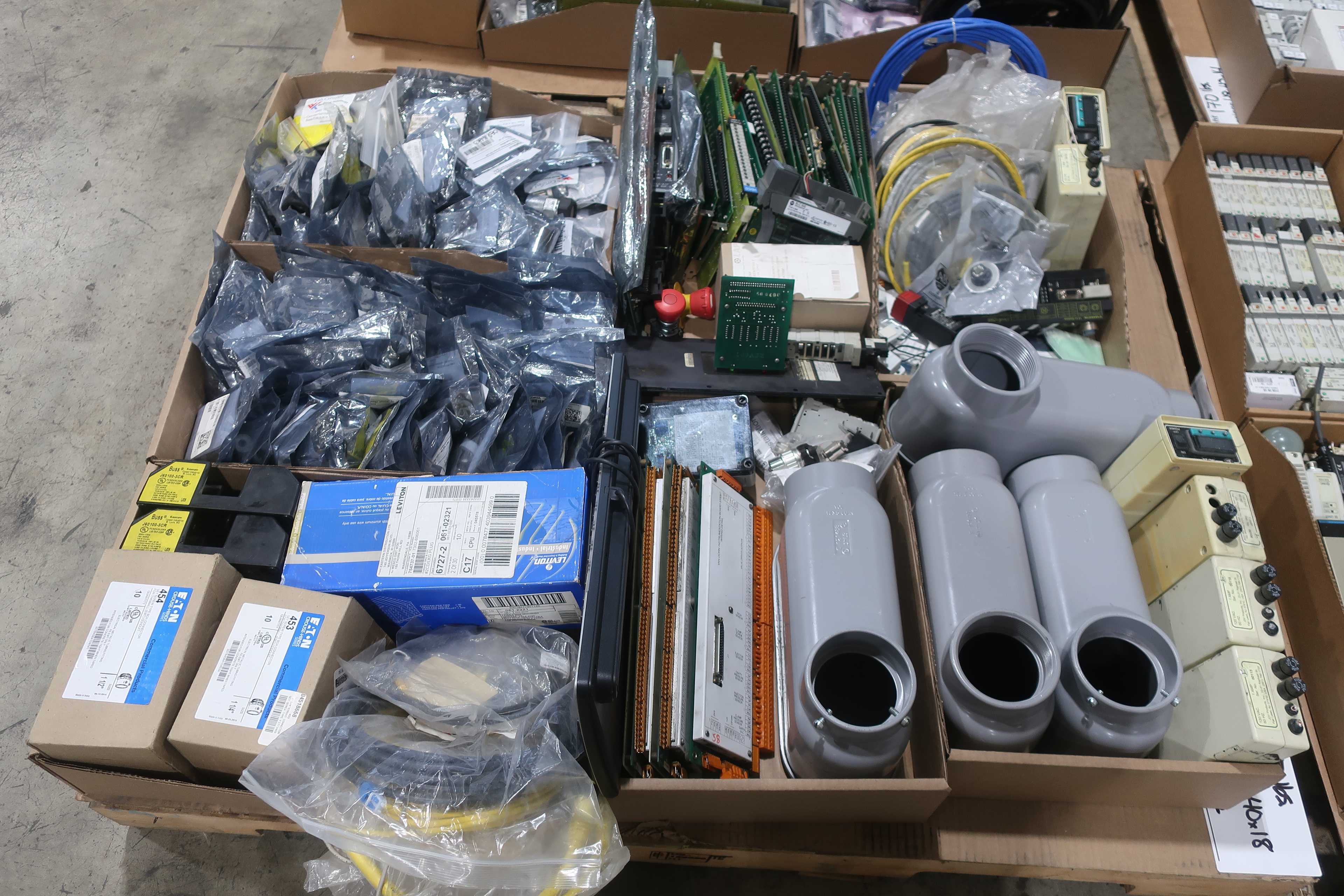 4 PALLETS OF ASSORTED AUTOMATION AND ELECTRICAL CONTROLS - AUTOMATION & CONTROLS