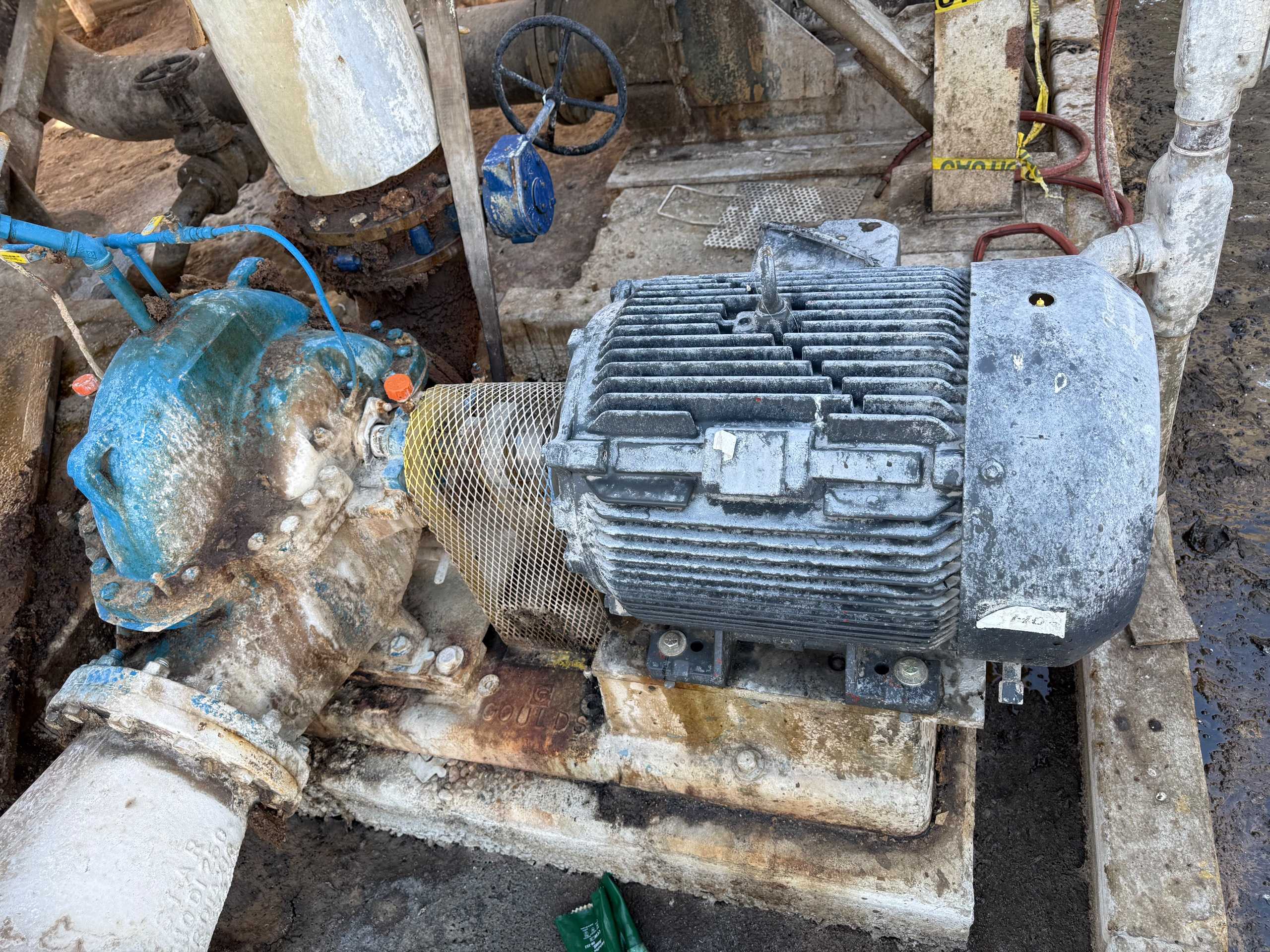 GOULDS 3410M PUMP & 100HP MOTOR ASSEMBLY - CENTRIFUGAL PUMP