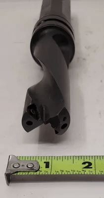 VALENITE VWDL-122-125-531 INDEXABLE INSERT DRILL, 1.220" CUT DIA, 1.25" SHANK DIA, 9.25" OAL - MACHINE TOOLING