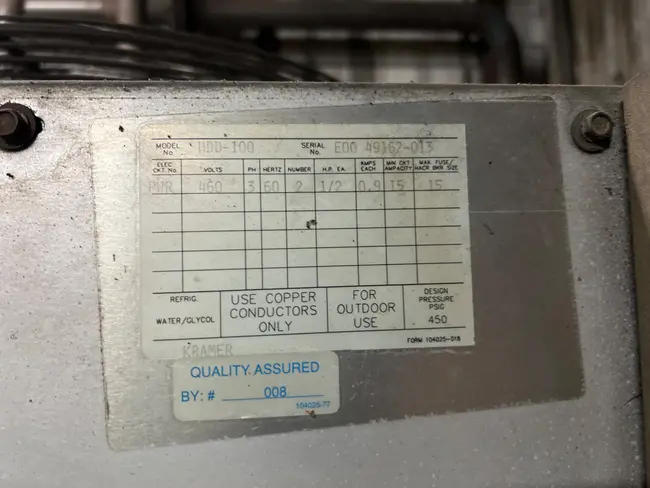 2000 GENERAL PNEUMATICS TKF2000A AIR DRYER - undefined