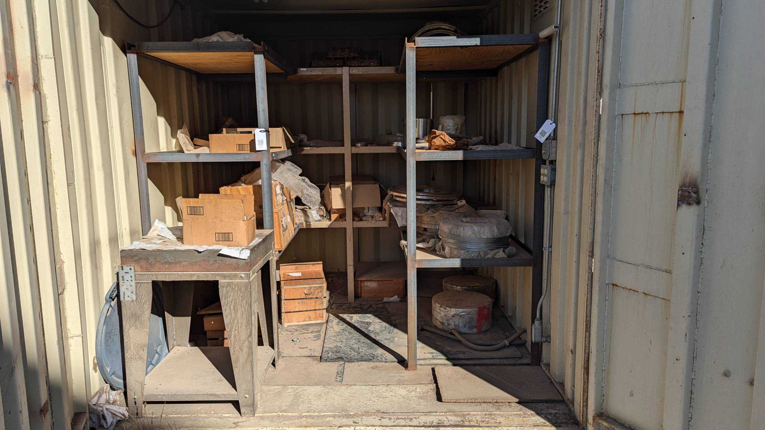 CONTENTS OF CONTAINER - INDUSTRIAL PARTS