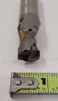 KENNAMETAL KSEM0625R1SS075F45 COOLANT THRU INDEXABLE DRILL, 5/8" CUT DIA, 3/4" SHANK - MACHINE TOOLING