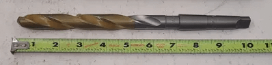 PRECISION AD509702-677 .625" DRILL BIT, MT 2 SHANK, 5/8 IN., FLUTE 6.25 IN., OAL 10.25 IN. - MACHINE TOOLING