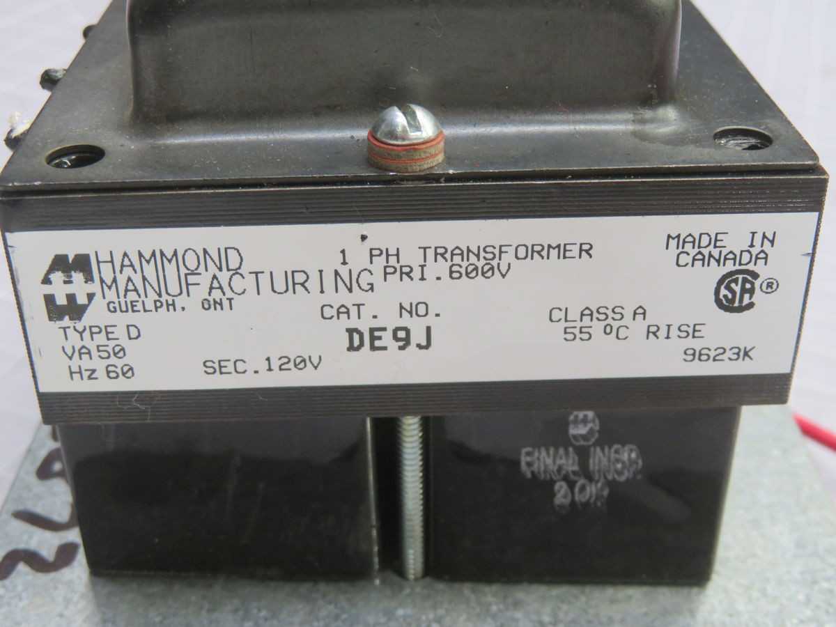 HAMMOND DE9J TRANSFORMER T263015 - POWER TRANSFORMERS
