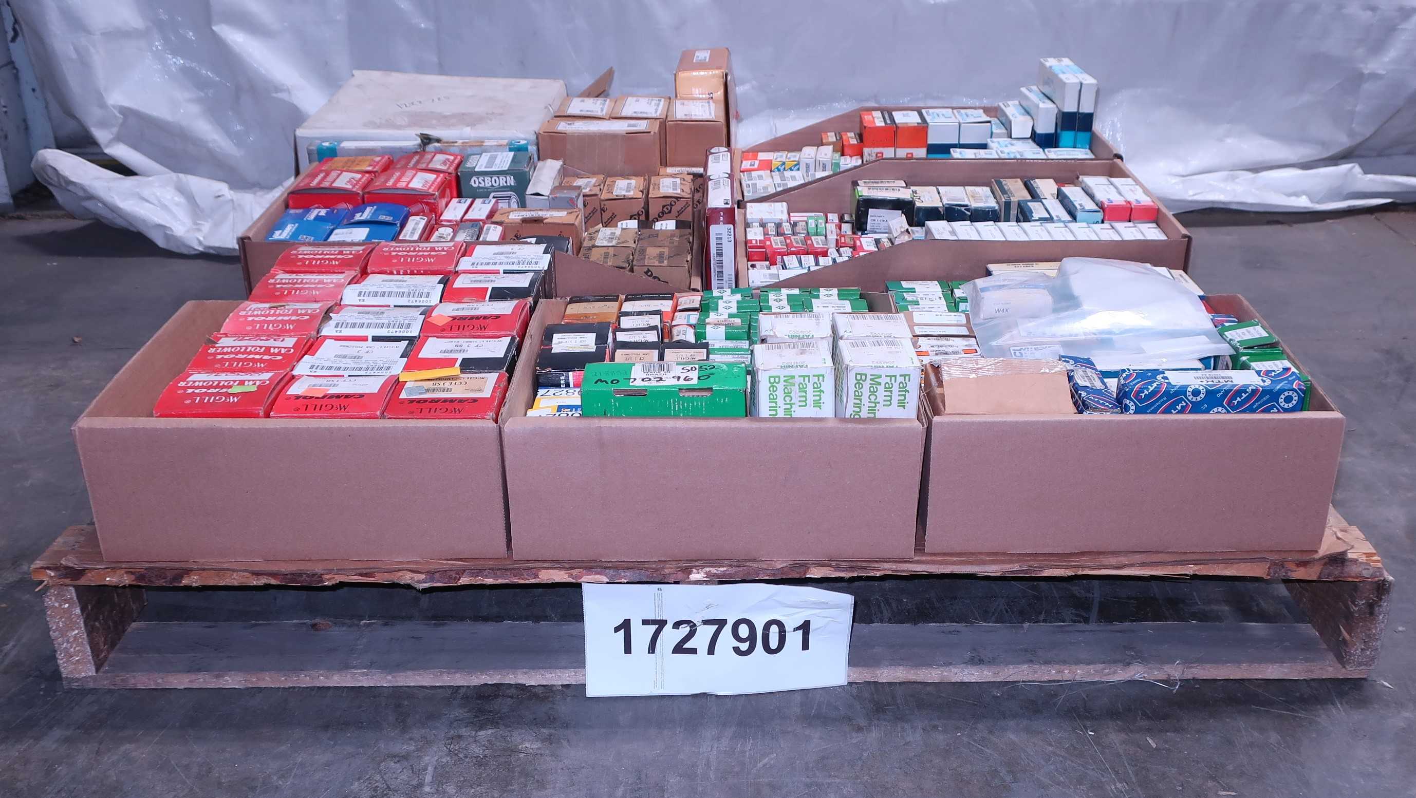 SKU 1727901 - PALLET OF ASSORTED BEARINGS