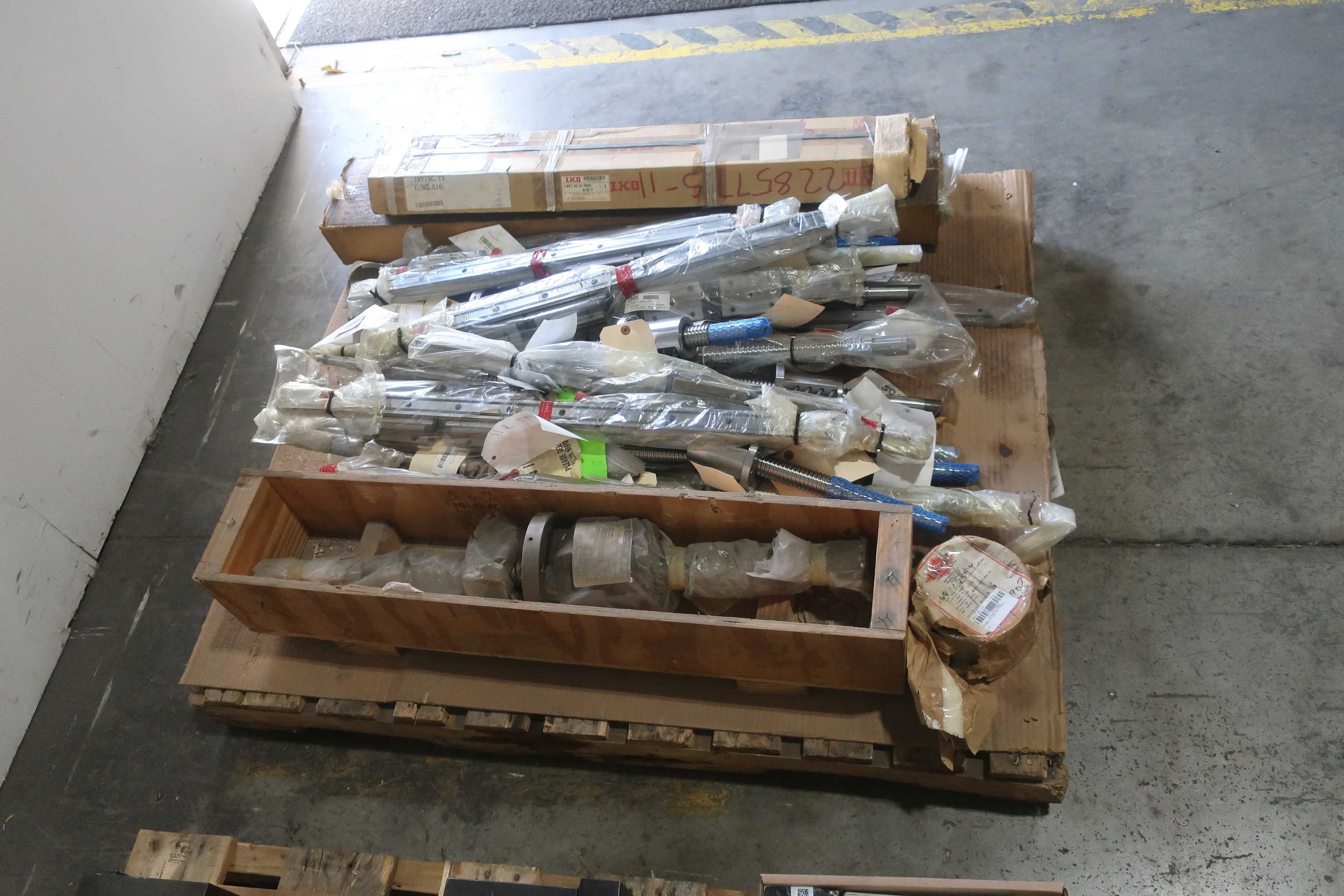 SKU 1775542 - 2 PALLETS OF ASSORTED LINEAR BALLSCREWS - LINEAR BEARING