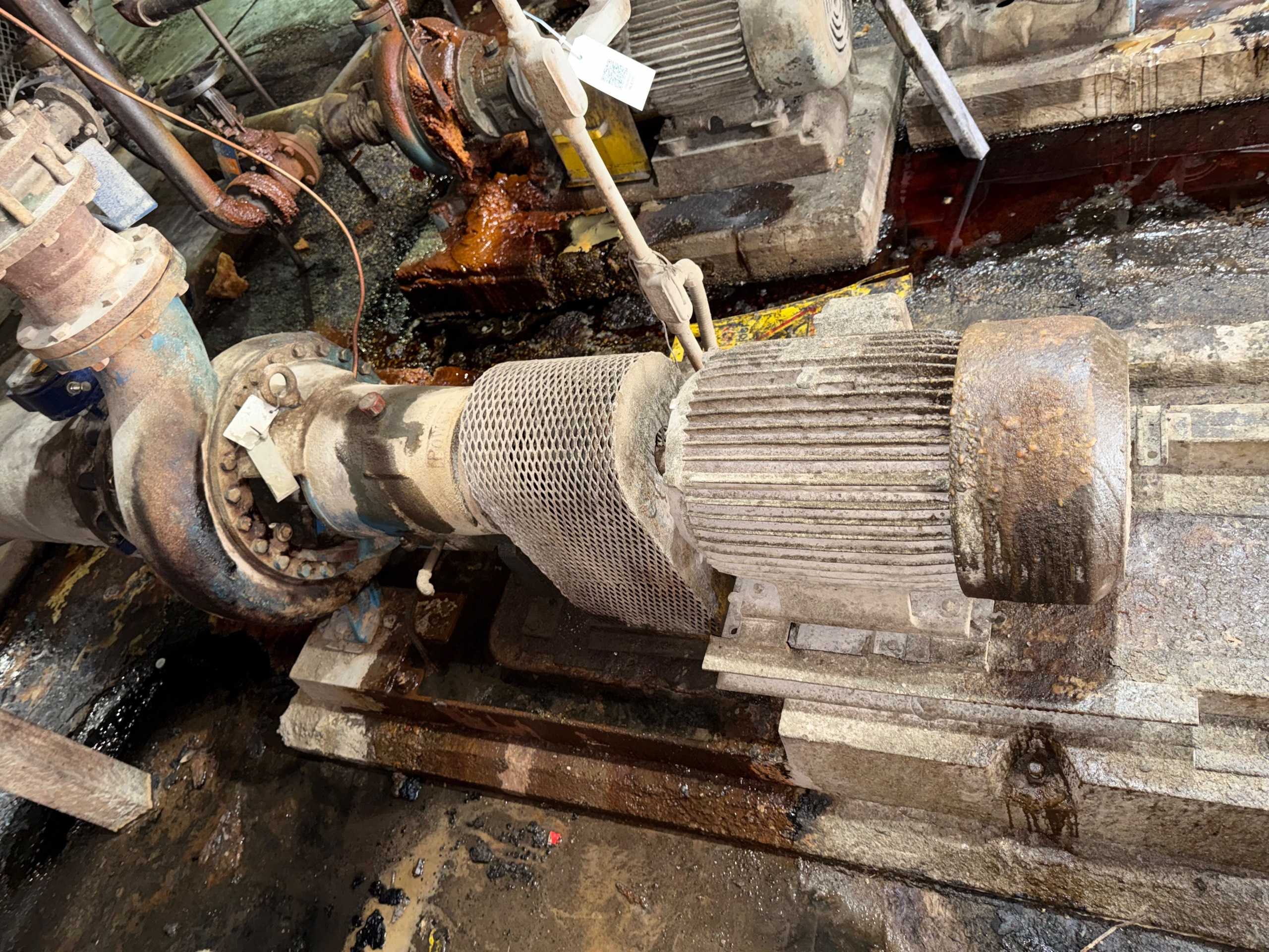 POWER D PUMP & 20HP MOTOR ASSEMBLY - PUMP & MOTOR ASSEMBLY