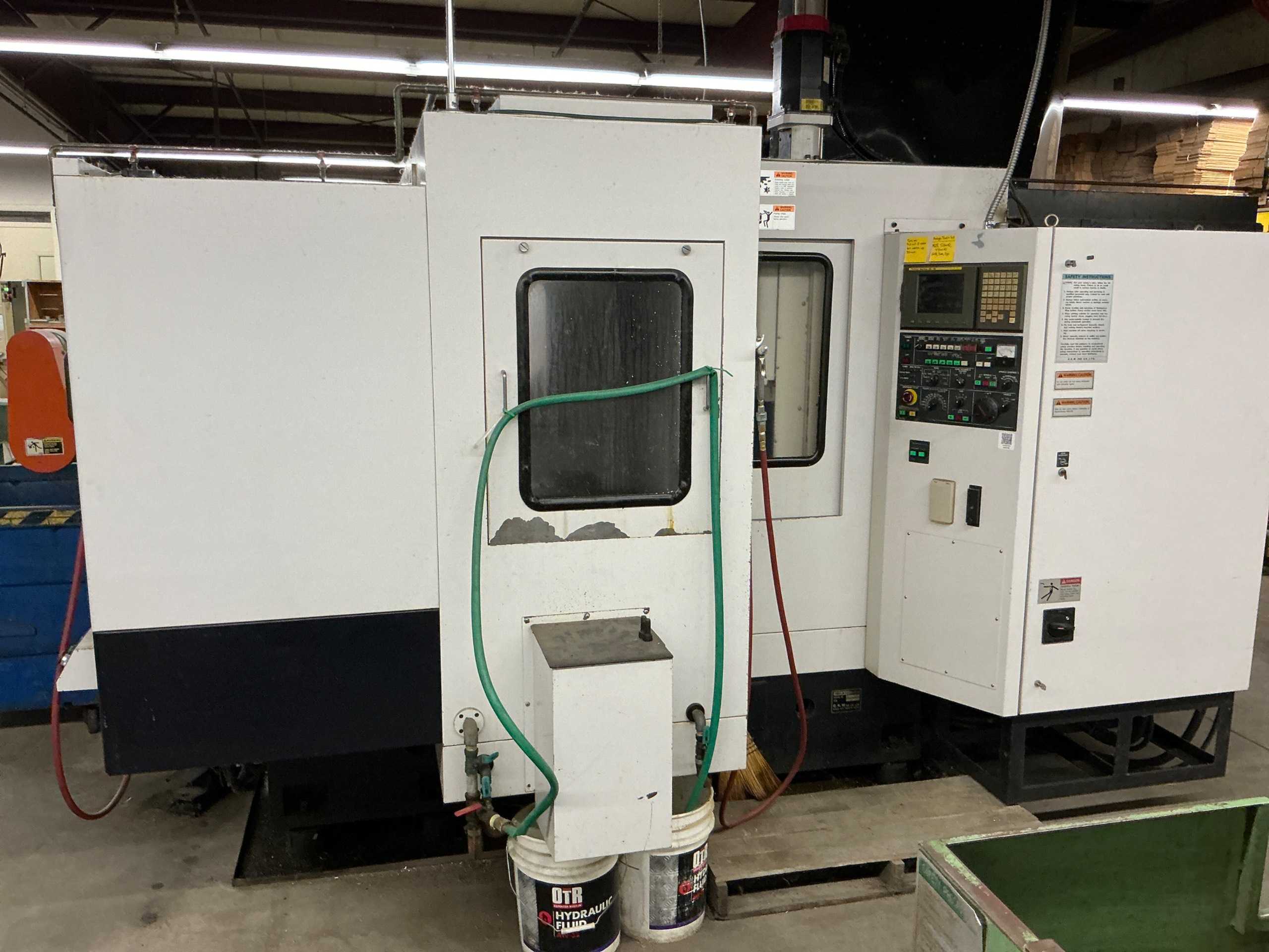 2002 COMPUMILL HMC-410 HORIZONTAL MACHINING CENTER (VIDEO AVAILABLE) - HORIZONTAL MACHINING CENTERS