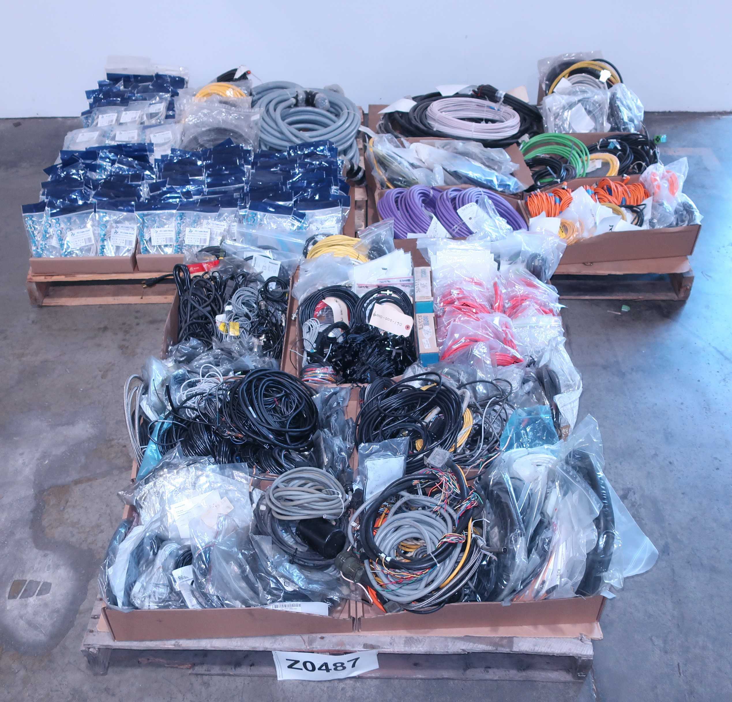 3 PALLETS OF ASSORTED CORDSETS - CORDSET CABLES