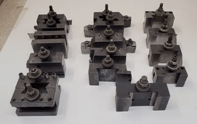 ALORIS LATHE TOOL POST HOLDER - 16 PIECE SET (INCLUDES CXA-12, CXA-1, CXA-7, CXA-8, ETC.) - MACHINE TOOLING