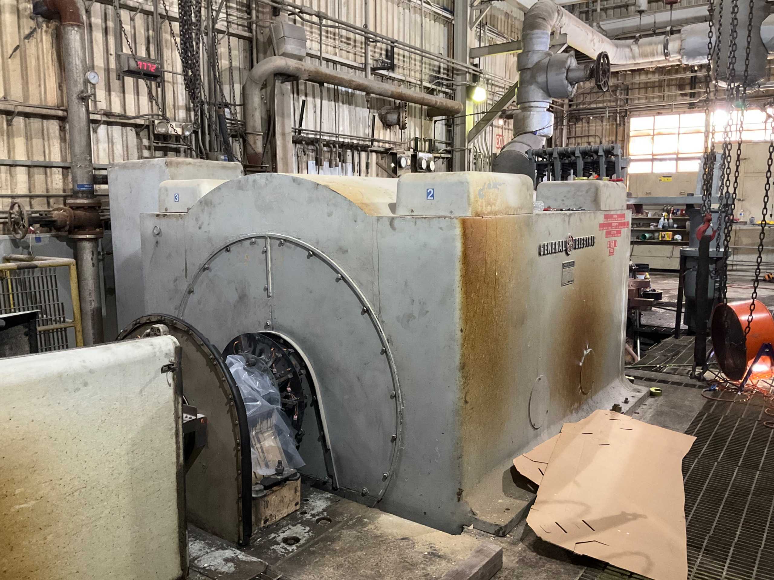 GENERAL ELECTRIC 9.3MW STEAM TURBINE–GENERATOR - COGEN SYSTEMS