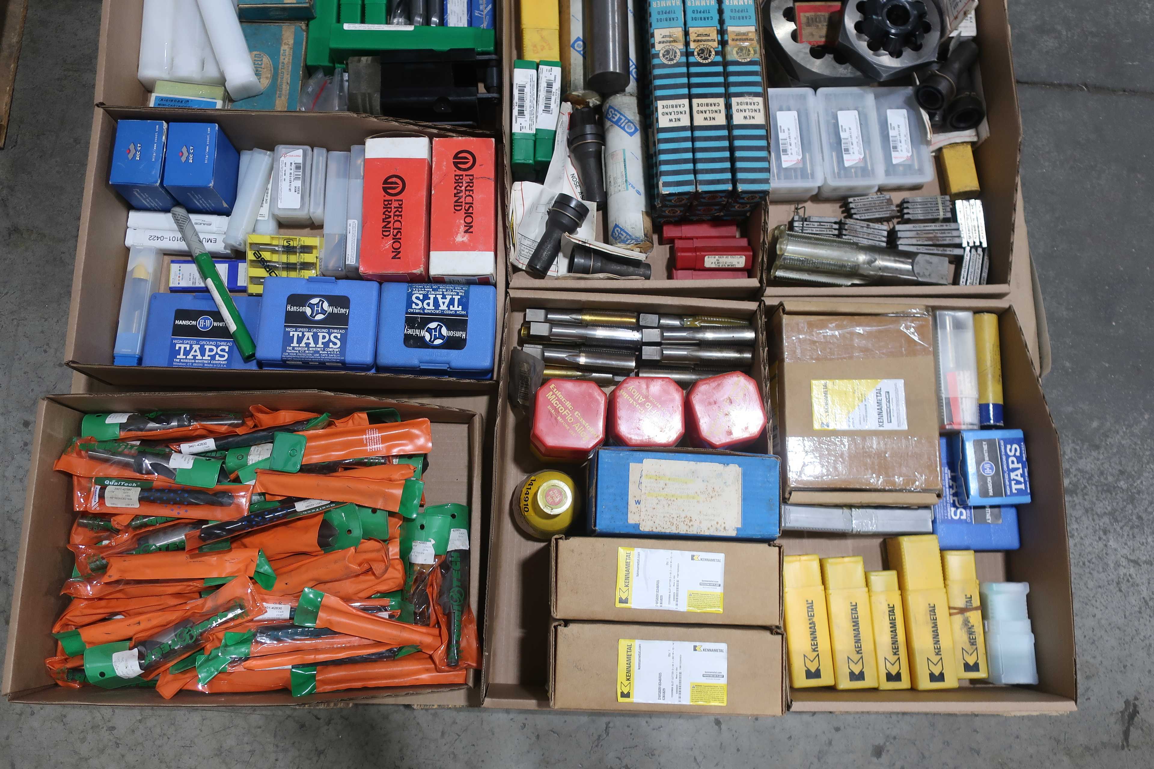 SKU 1749890 - 3 PALLETS OF ASSORTED METALWORKING TOOLING - MACHINE TOOLING