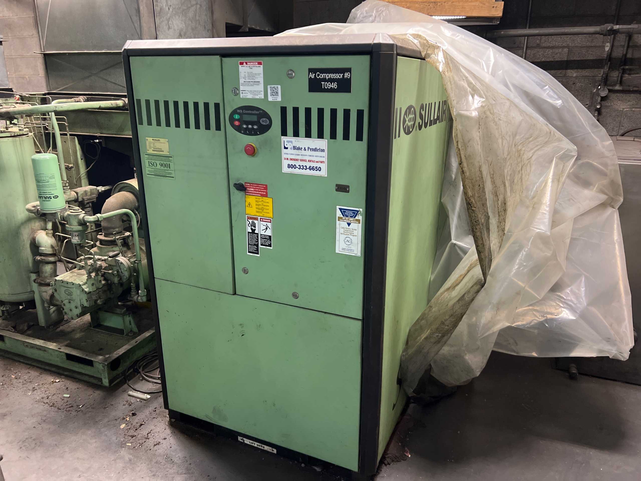 SULLAIR 5509/A STATIONARY AIR COMPRESSOR - STATIONARY AIR COMPRESSOR