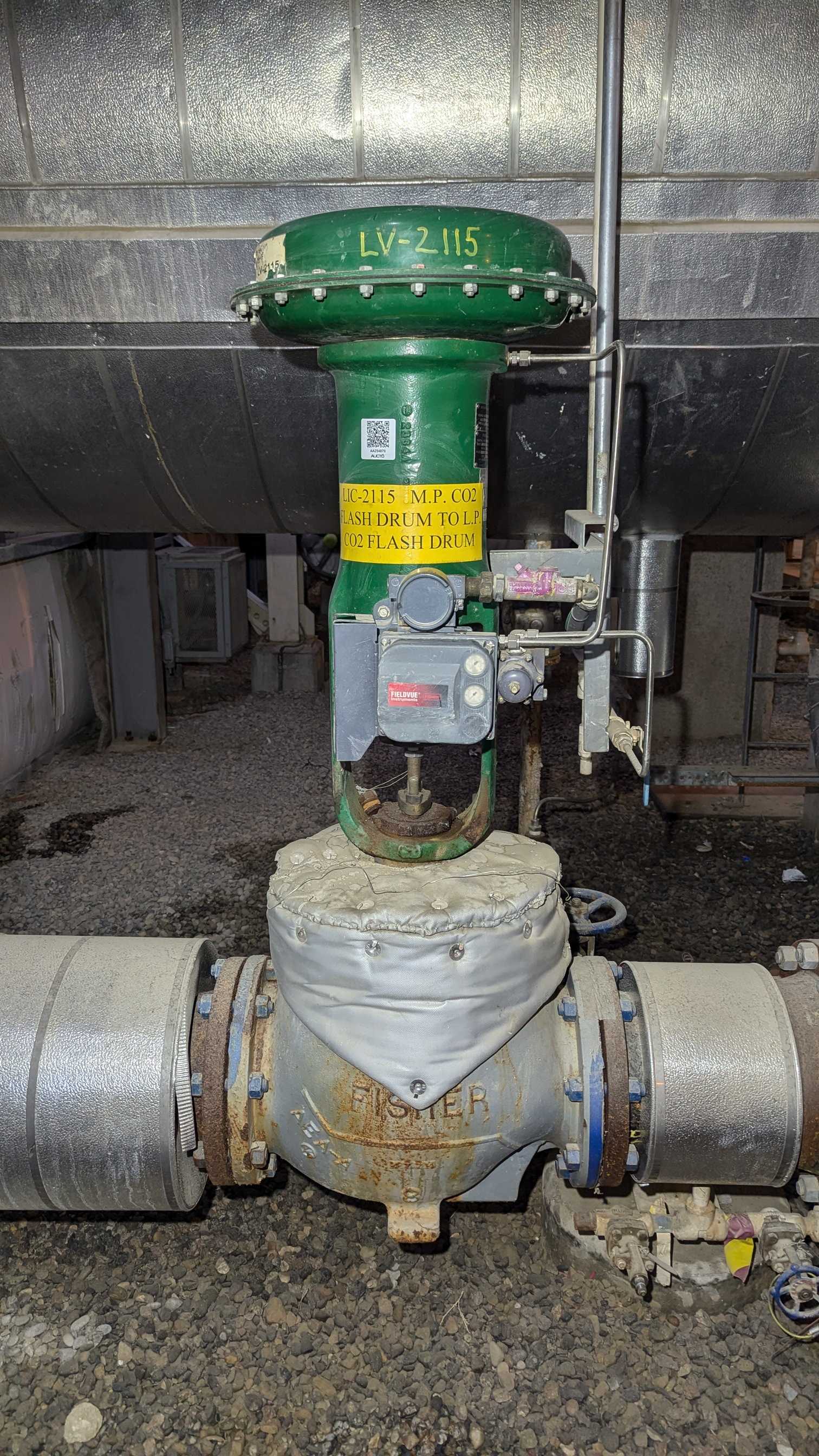 FISHER ET CONTROL VALVE & 667 ACTUATOR ASSEMBLY - VALVE & ACTUATOR ASSEMBLY