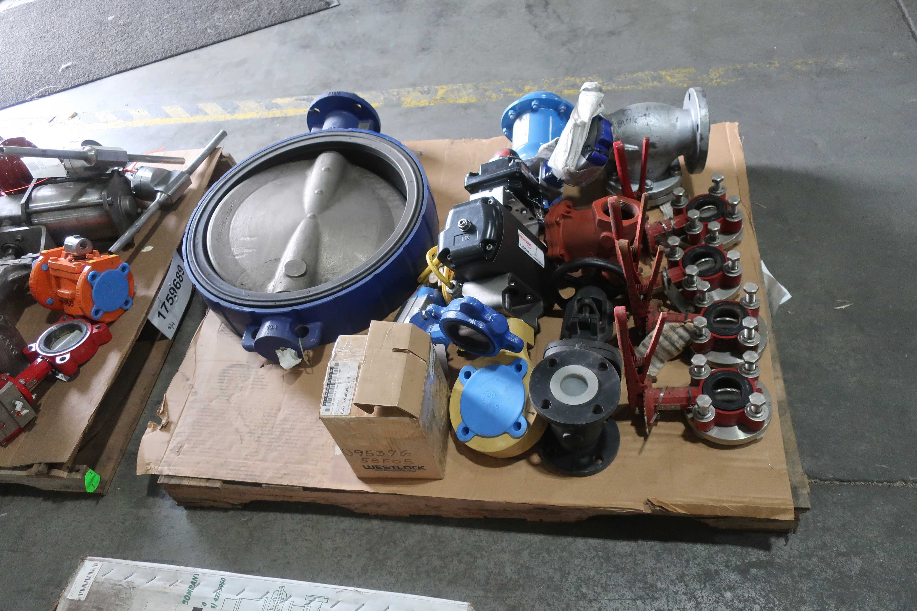 SKU 1759689 - 4 PALLETS OF ASSORTED VALVES - VALVES