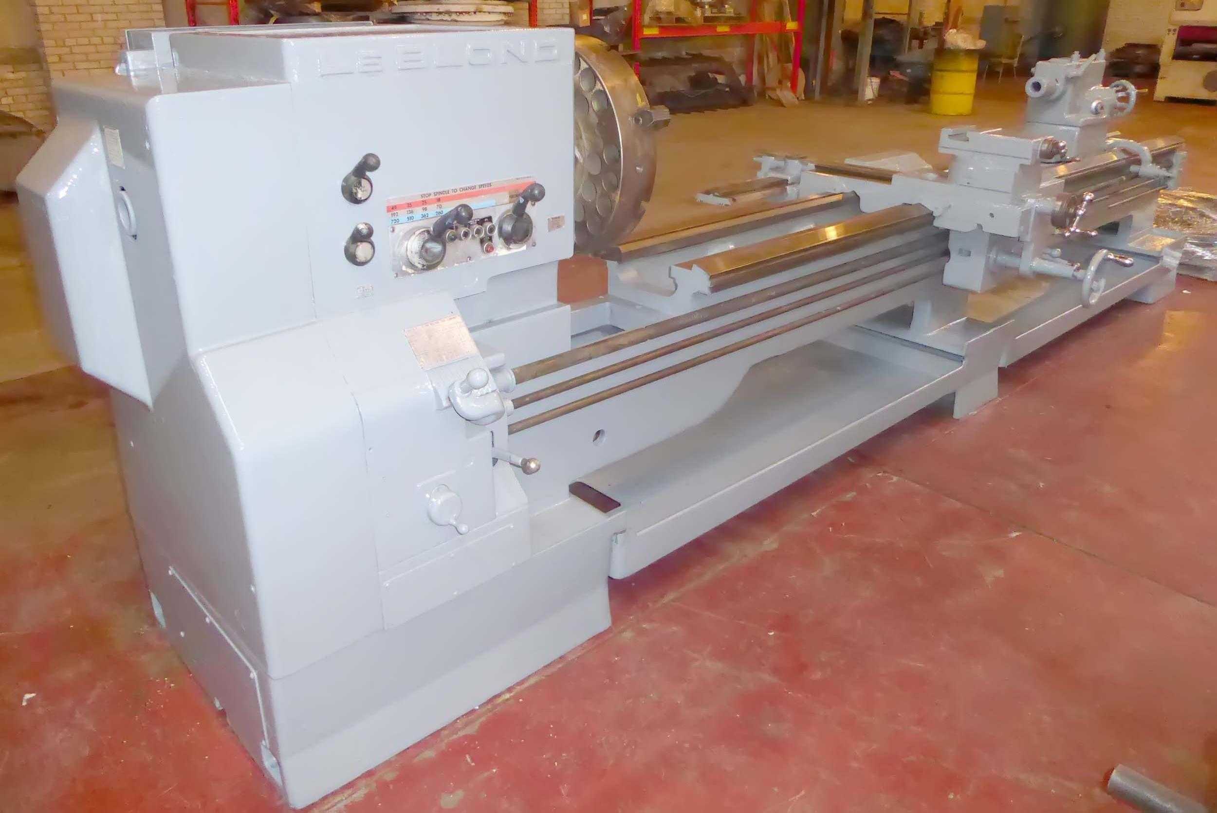1963 LEBLOND REGAL ENGINE LATHE, 26" SWING, 132" CC, 480V, 18-720 RPM, 2" HOLE, 7,000 LBS - MANUAL LATHES