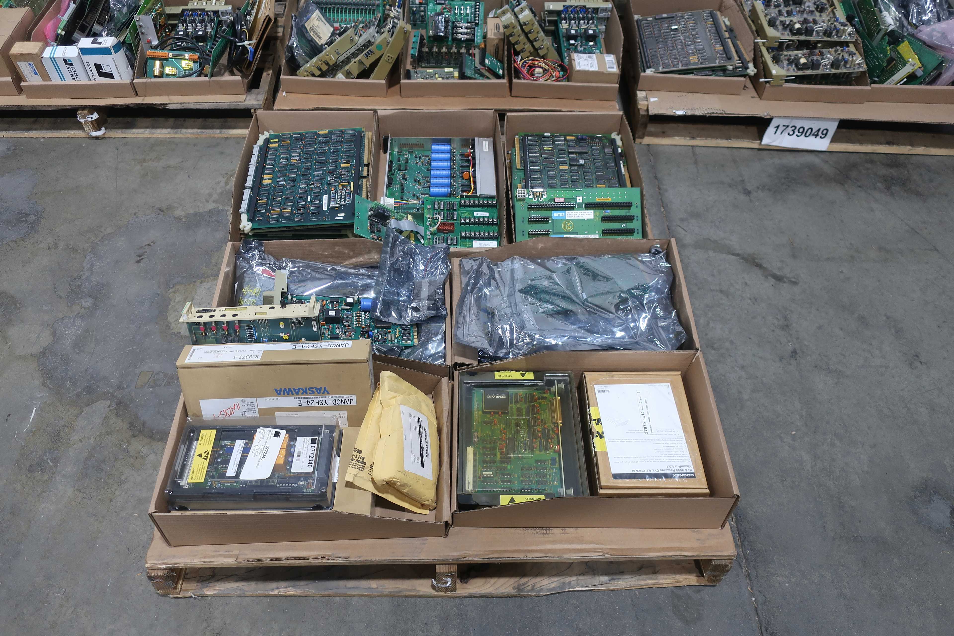 SKU 1739049 - 4 PALLETS OF ASSORTED PCB CIRCUIT BOARDS - PCB CIRCUIT BOARDS