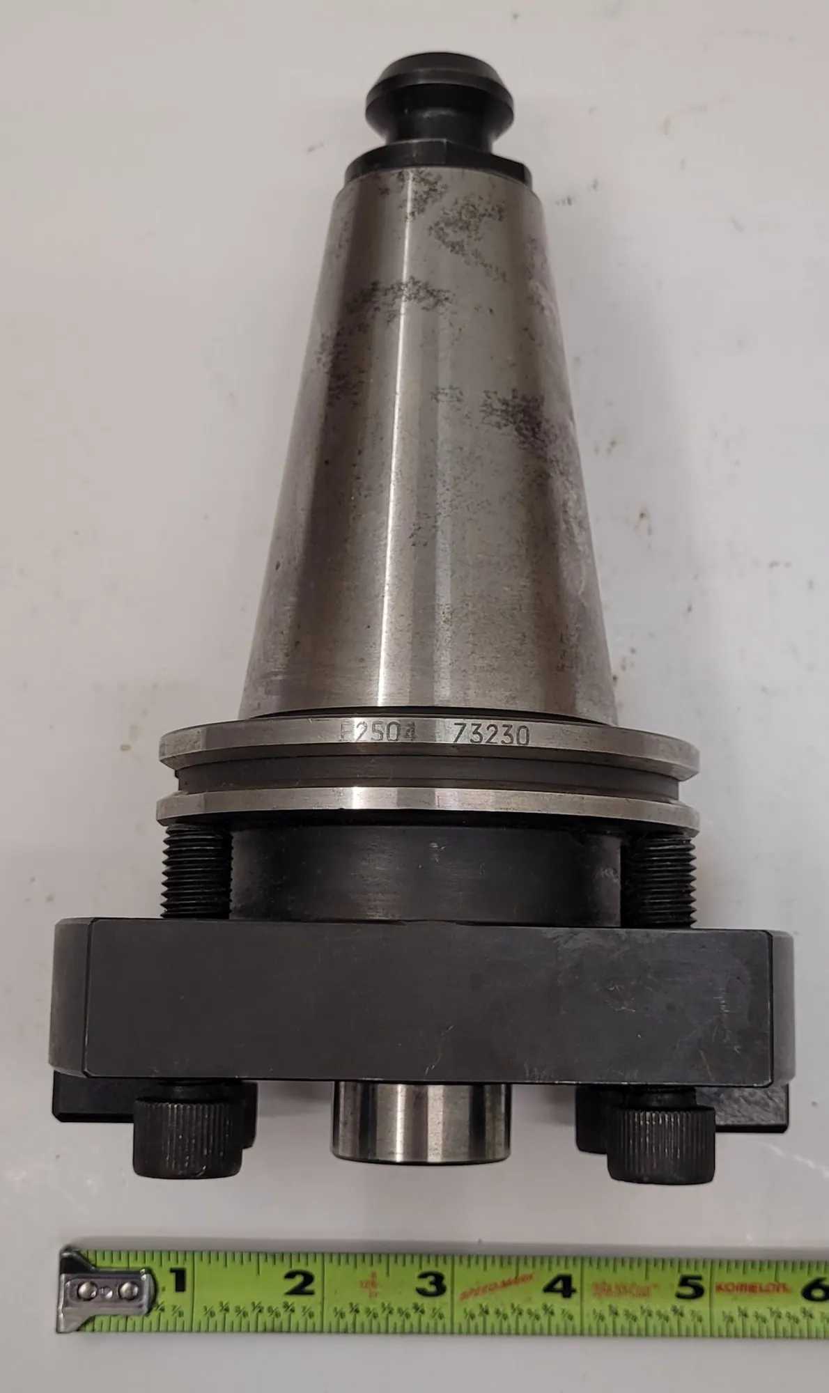 SECO E2504 73230 CAT 50 BORING BLOCK (5" WIDTH, 2-7/8" PROJECTION, 6.25" OAL) - MACHINE TOOLING