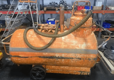 CECOR AIR-OPERATED SUMP SUCKER/CLEANER/DISPENSER - 175 GALLON TANK - CLEANING EQUIPMENT