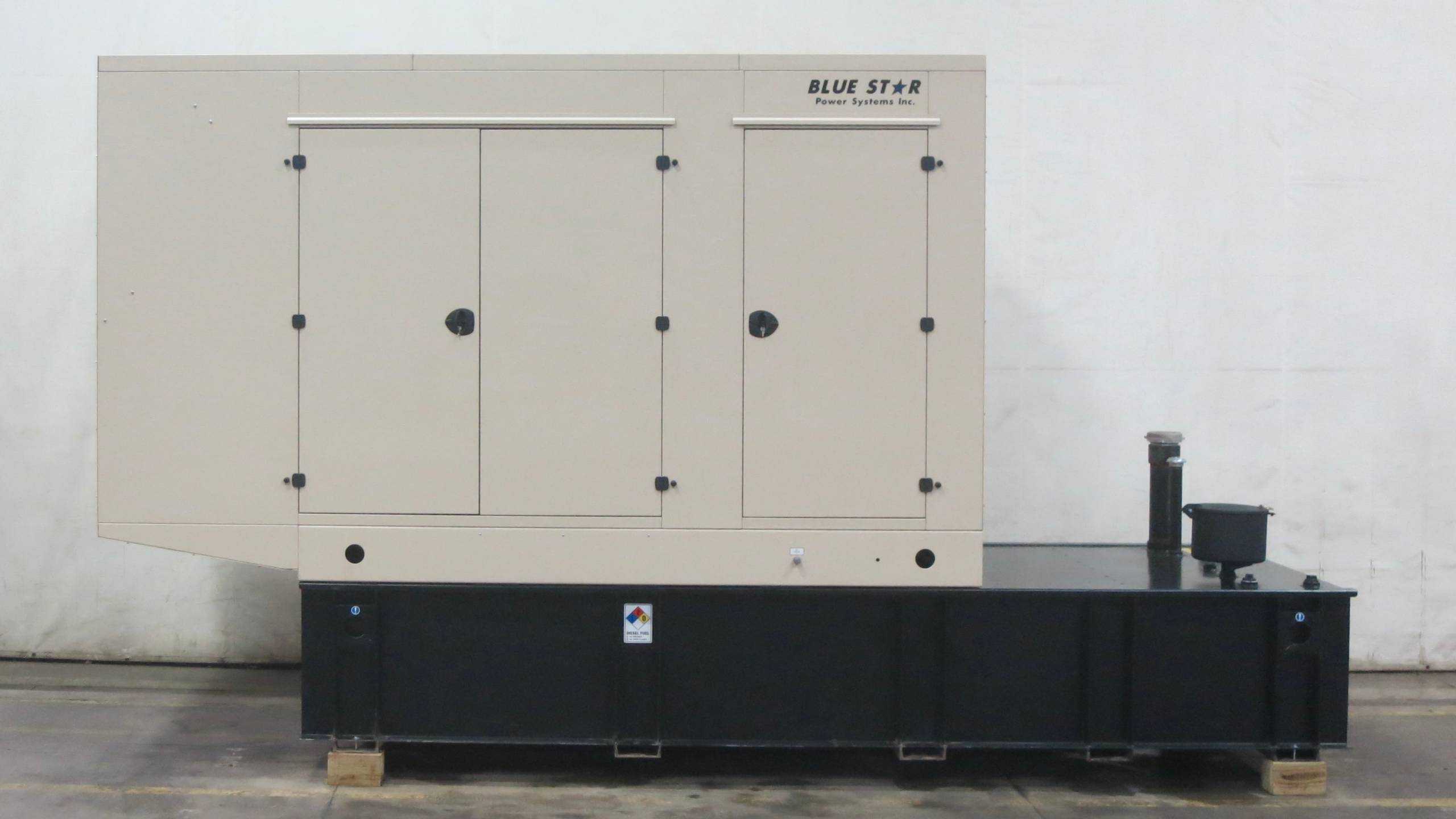 NEW BLUE STAR POWER SYSTEMS JD250-02 250 KW DIESEL GENERATOR - STANDBY POWER GENERATOR