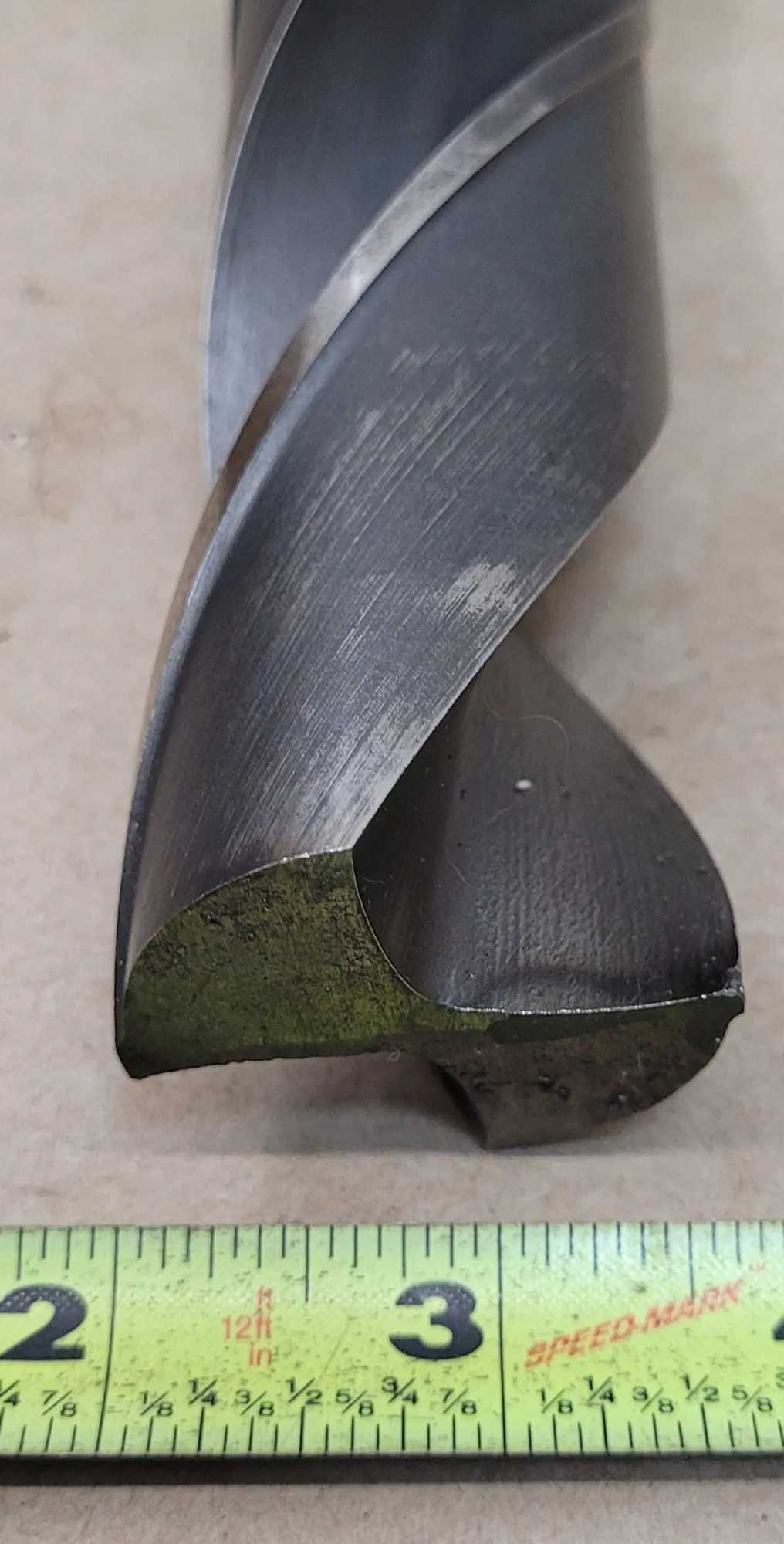 SKF 4MT MORSE TAPER HSS TWIST DRILL, 1-5/8" DIA, 12.5" OAL, 7" FLUTE, 2-FLUTE SPIRAL - MACHINE TOOLING