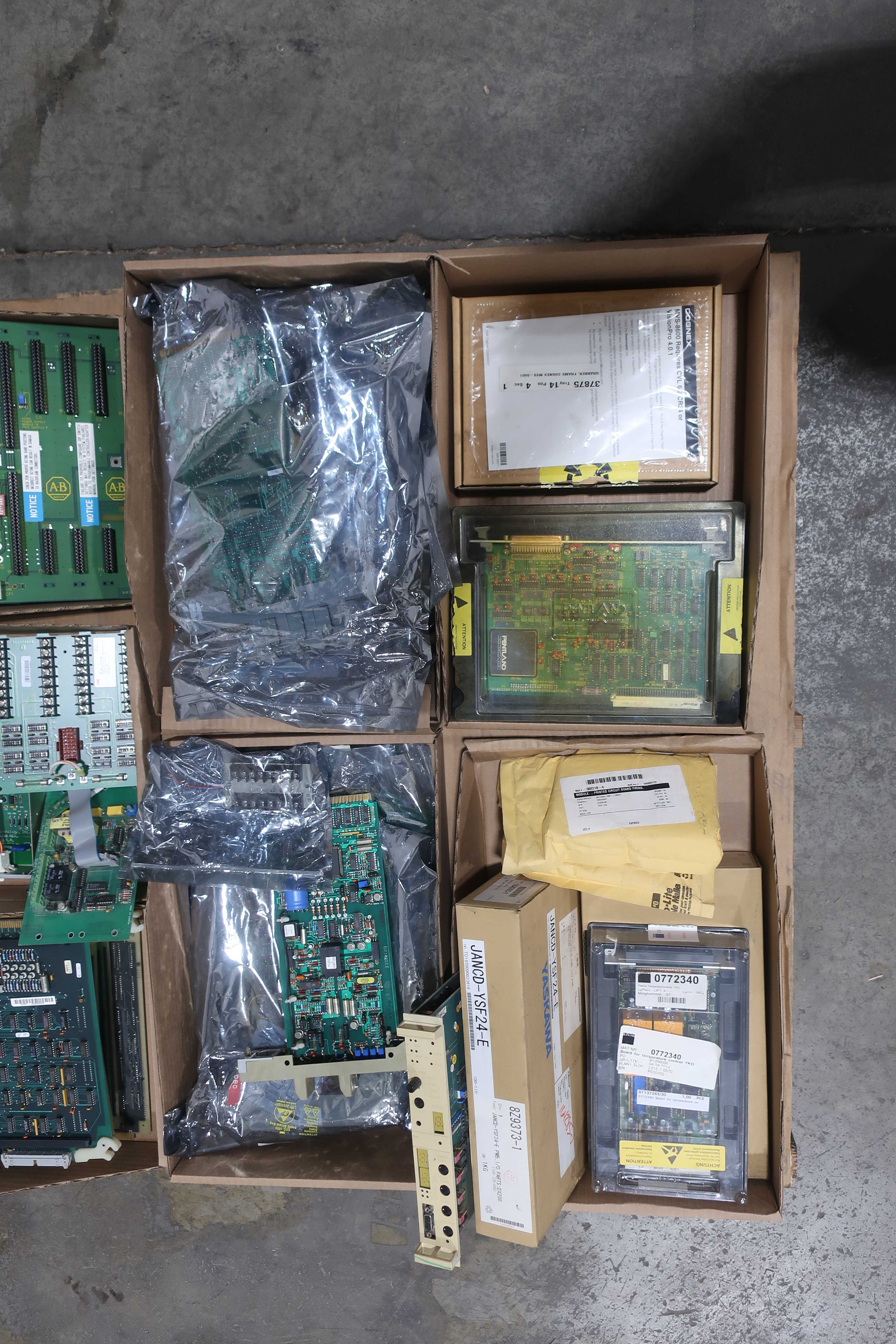 SKU 1739049 - 4 PALLETS OF ASSORTED PCB CIRCUIT BOARDS - PCB CIRCUIT BOARDS