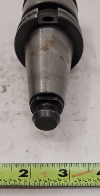 PARLEC C40-40ER412 CAT40 COLLET CHUCK (4.0" GAGE LENGTH, 6.75” OAL, 2.5” BODY DIA) - MACHINE TOOLING