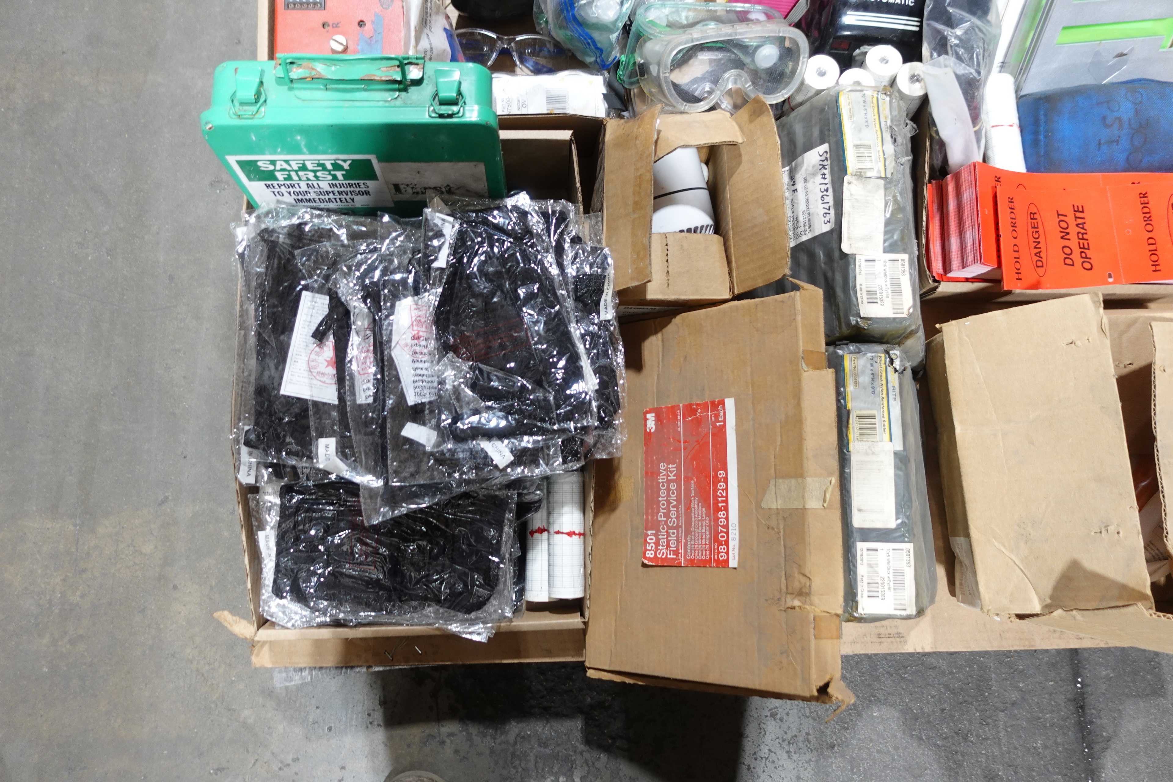 3 PALLETS OF ASSORTED PPE AND SAFETY EQUIPMENT - SAFETY EQUIPMENT