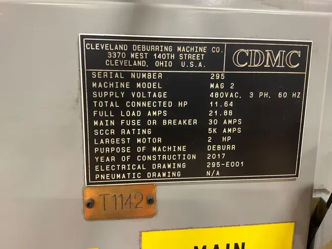 2017 CDMC MAG 2 DEBURRING MACHINE - undefined