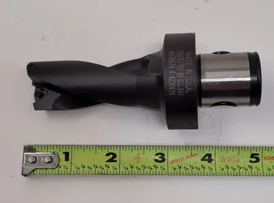 KOMET UV0202060 ABS 50 KUB 02/27.5/55.0 R38 INDEXABLE INSERT DRILL, 1.0" DIAMETER - MACHINE TOOLING