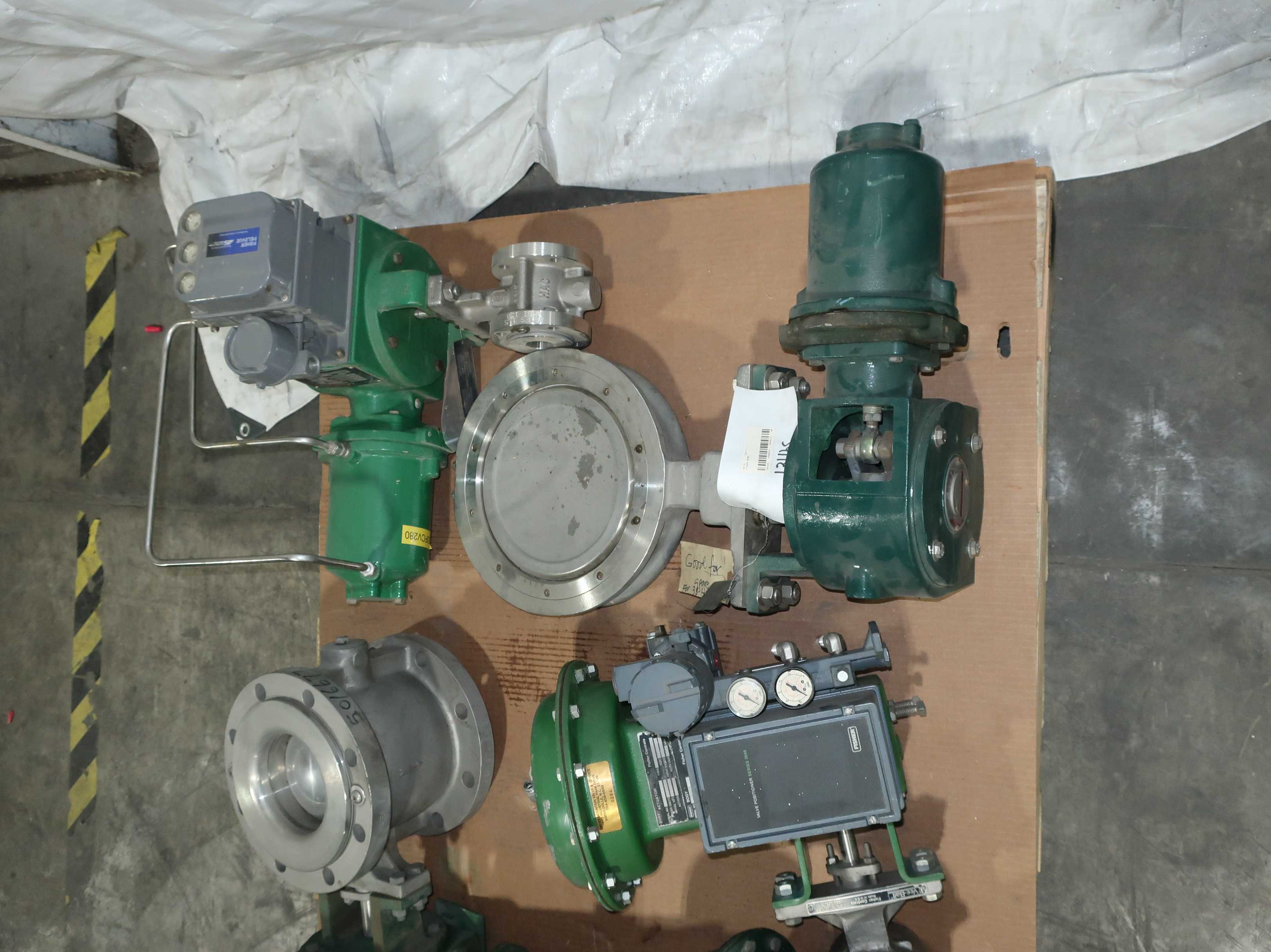 SKU 1751872 - PALLET OF ASSORTED FISHER CONTROL VALVES - DIRECTIONAL CONTROL VALVE