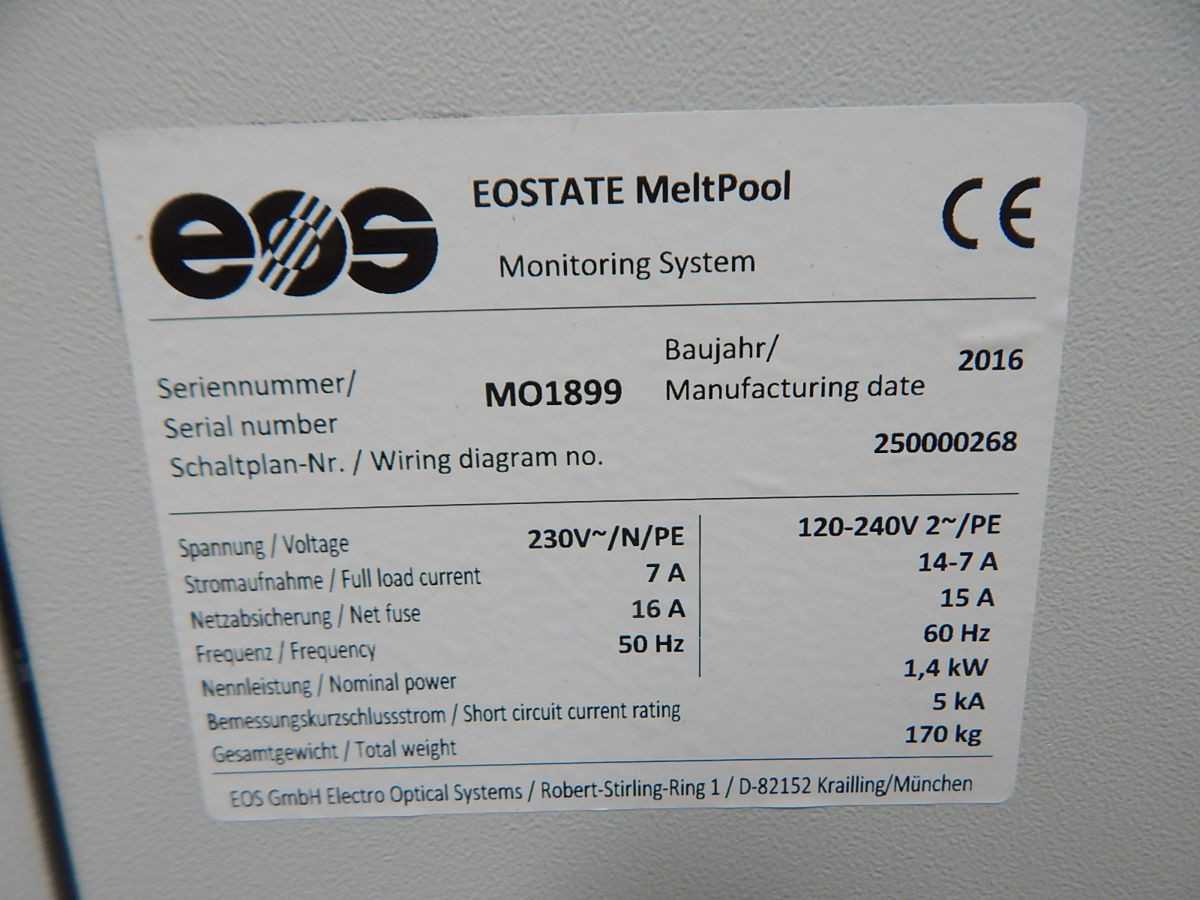 EOSTATE MO1899 INSPECTION EQUIPMENT, 120 VAC POWER - INSPECTION & MEASUREMENT