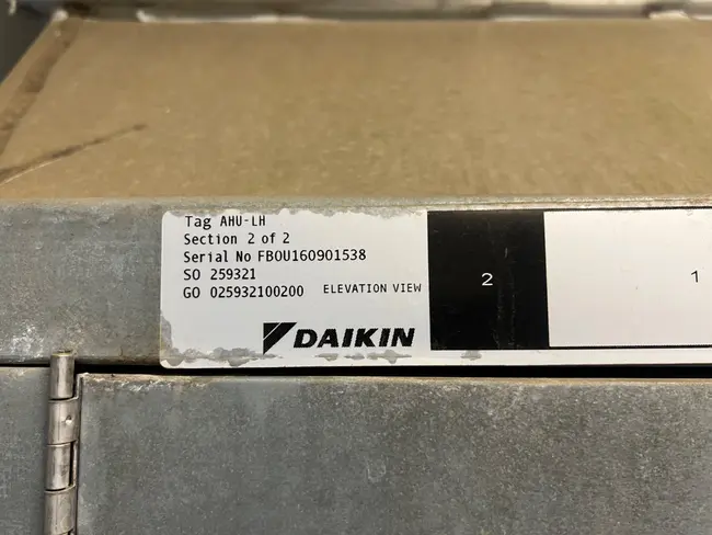 DAIKIN CAH018GDGM AIR HANDLER - undefined