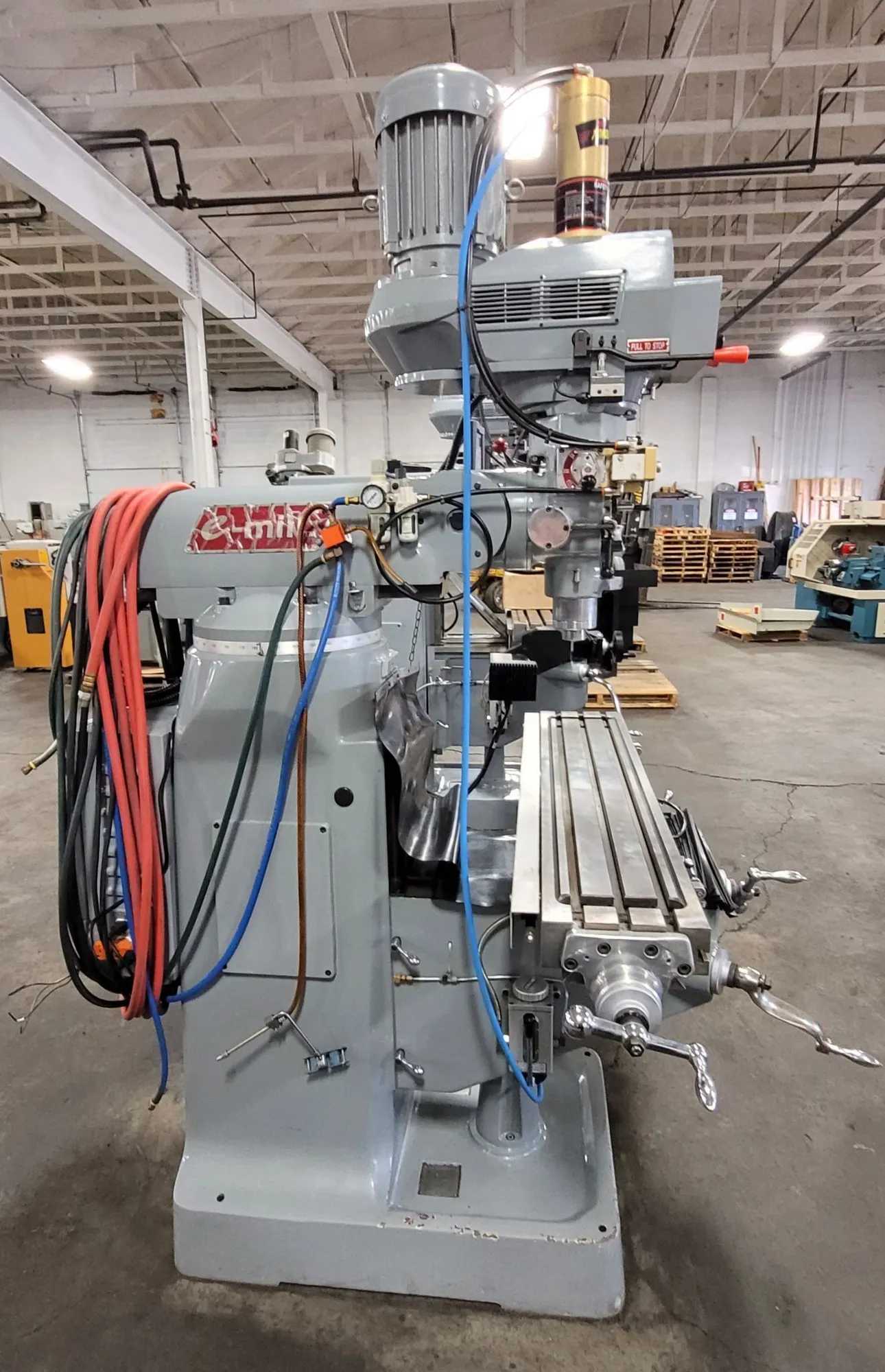 2017 ACER E-MILL 3VS-II VERTICAL MILL, 3HP, 9X49 TABLE, NEWALL DP700 2-AXIS DRO, 4500 RPM - VERTICAL MILLING MACHINES