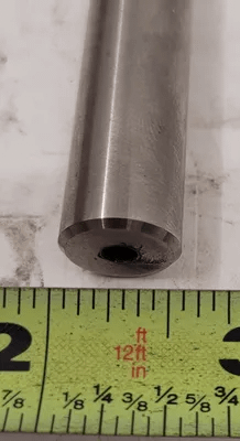 WALTER INDEXABLE MILL CUTTER, 0.472" CUT DIAMETER, 6.3" OAL, 45 DEGREE ANGLE - MACHINE TOOLING