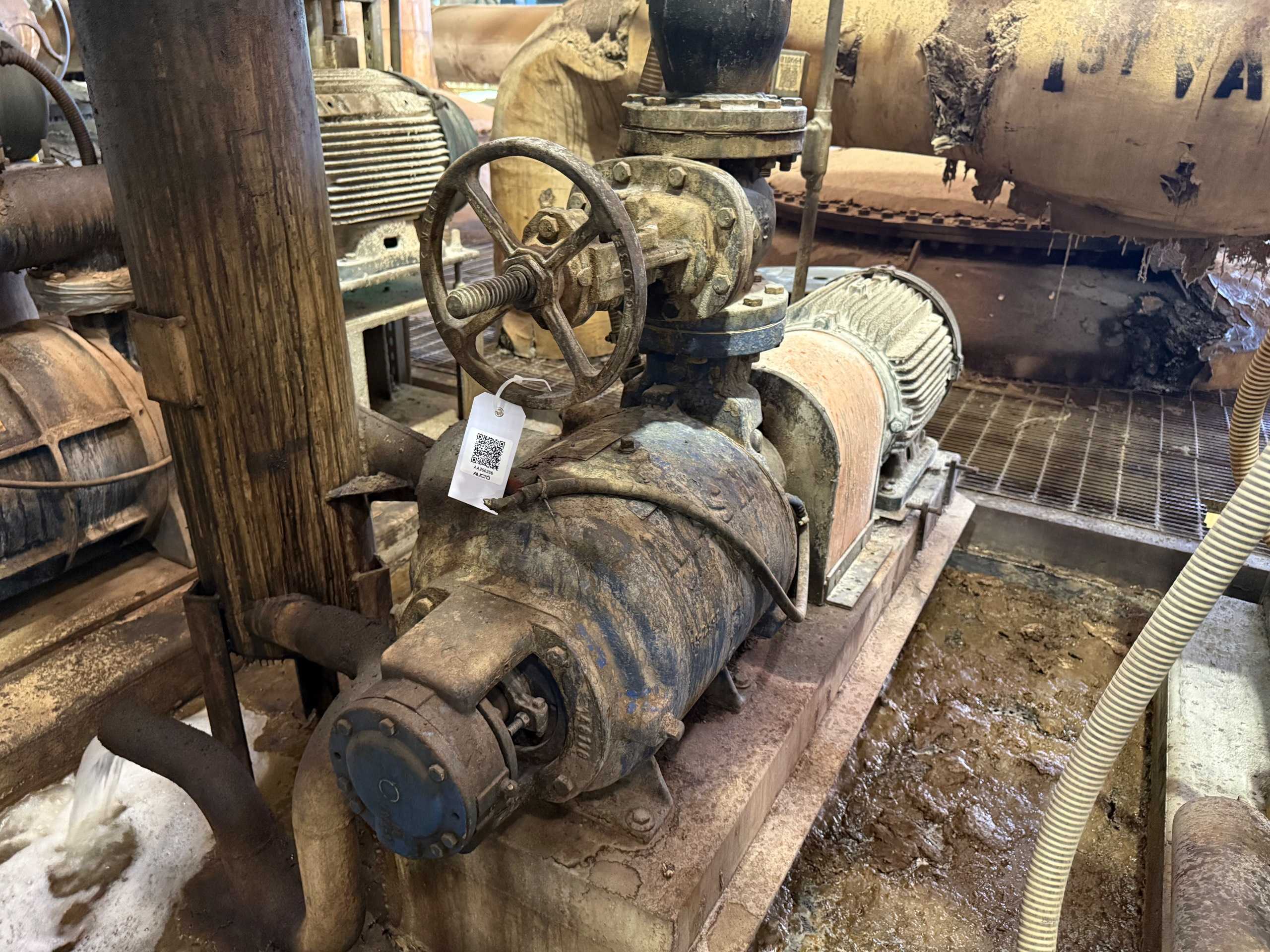 NASH SC5 PUMP & 25 HP MOTOR ASSEMBLY - PUMP & MOTOR ASSEMBLY