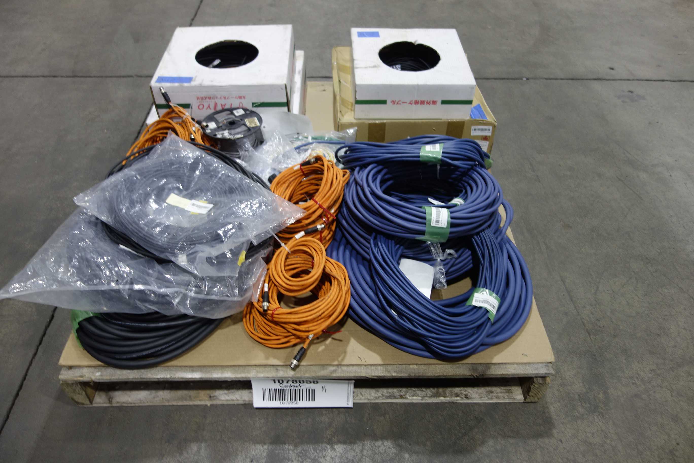 PALLET OF ASSORTED CORDSET CABLES - CORDSET CABLES